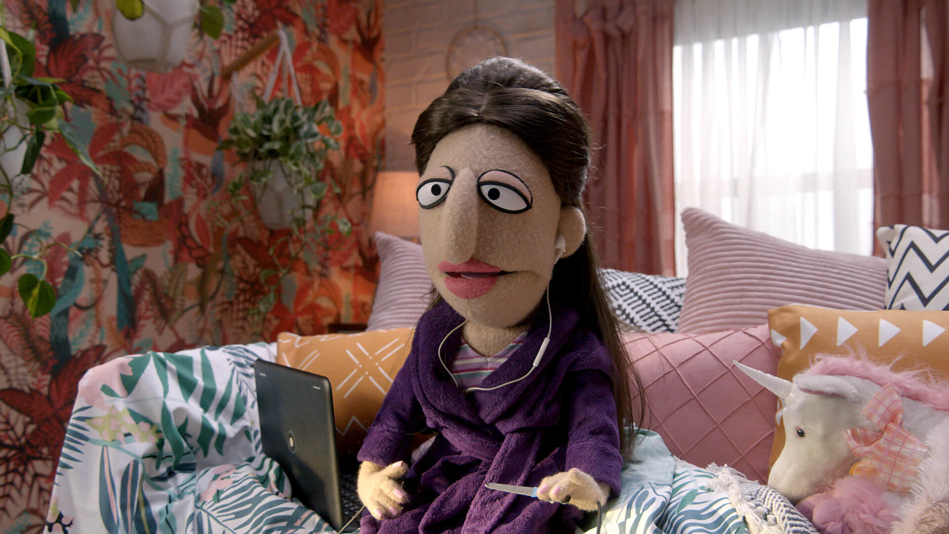 Sarah Silverman as a puppet on Comedy Central's Crank Yankers